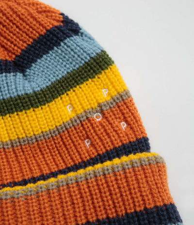 Pop Trading Company Striped Beanie - Multi