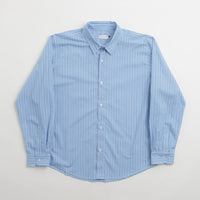 Pop Trading Company Striped Logo Shirt - Blue thumbnail