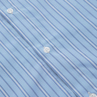 Pop Trading Company Striped Logo Shirt - Blue thumbnail