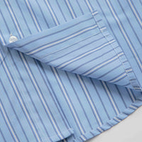 Pop Trading Company Striped Logo Shirt - Blue thumbnail