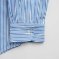 Pop Trading Company Striped Logo Shirt - Blue thumbnail