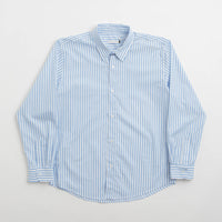 Pop Trading Company Striped Logo Shirt - White thumbnail