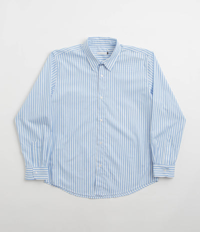 Pop Trading Company Striped Logo Shirt - White