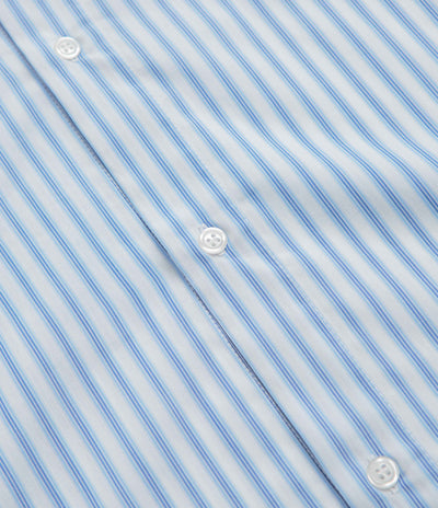 Pop Trading Company Striped Logo Shirt - White