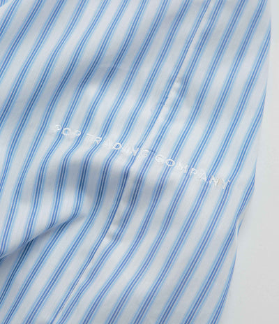 Pop Trading Company Striped Logo Shirt - White