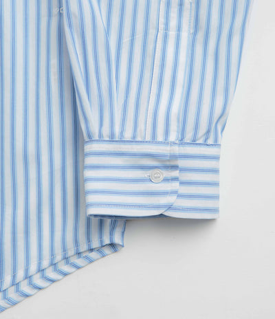 Pop Trading Company Striped Logo Shirt - White