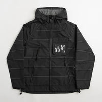 Pop Trading Company Striped Oracle Jacket - Anthracite / Black thumbnail