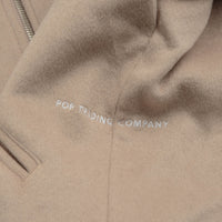 Pop Trading Company Varsity Jacket - White Pepper thumbnail