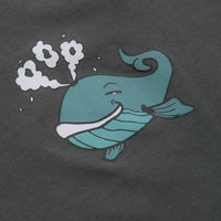 Pop Trading Company Whale T-Shirt - Charcoal thumbnail