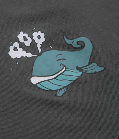 Pop Trading Company Whale T-Shirt - Charcoal