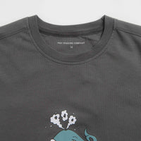 Pop Trading Company Whale T-Shirt - Charcoal thumbnail