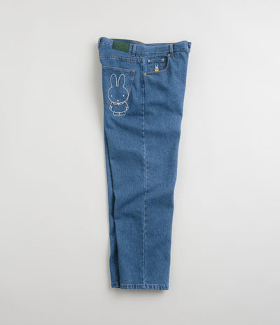 Pop Trading Company x Miffy DRS Denim Jeans - Dark Stonewash