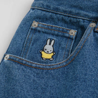 Pop Trading Company x Miffy DRS Denim Jeans - Dark Stonewash thumbnail