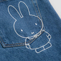 Pop Trading Company x Miffy DRS Denim Jeans - Dark Stonewash thumbnail