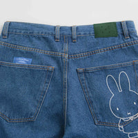 Pop Trading Company x Miffy DRS Denim Jeans - Dark Stonewash thumbnail