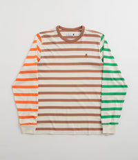 Pop Trading Company x Miffy Embroidered Striped Long Sleeve T-Shirt - Multi