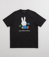 Pop Trading Company x Miffy Footwear T-Shirt - Black