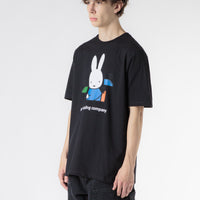 Pop Trading Company x Miffy Footwear T-Shirt - Black thumbnail