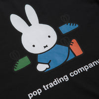 Pop Trading Company x Miffy Footwear T-Shirt - Black thumbnail