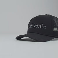 Patagonia Broadcaster Cap - Strata Text: Black thumbnail