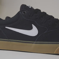 Nike SB Chron 2 Shoes - Black / White - Black - Gum Light Brown thumbnail