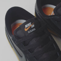 Nike SB FC Classic Shoes - Black / Anthracite - Black - Vivid Orange thumbnail