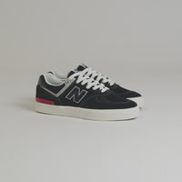 New Balance Numeric 574 Shoes - Black/ White thumbnail