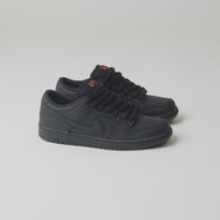 Nike SB Orange Label Dunk Low Pro Shoes - Black / Black - Black - Black thumbnail