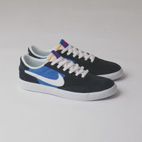 Nike SB Heritage Vulc Shoes - Black / White - Signal Blue - Safety Orange thumbnail