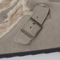 Birkenstock Boston Shearling Sandals - Taupe thumbnail