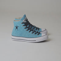 Converse x Stussy Chuck 70 Hi Shoes - Sky Blue thumbnail