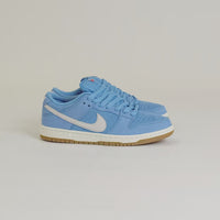 Nike SB Orange Label Dunk Low Pro Shoes - University Blue / Sail - University Blue thumbnail