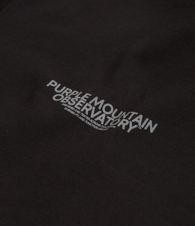 Purple Mountain Observatory Core Logo Hoodie - Black