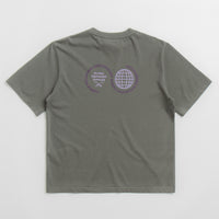 Purple Mountain Observatory Globe T-Shirt - Grey thumbnail