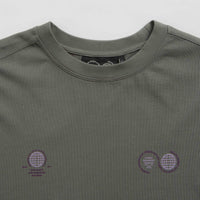 Purple Mountain Observatory Globe T-Shirt - Grey thumbnail