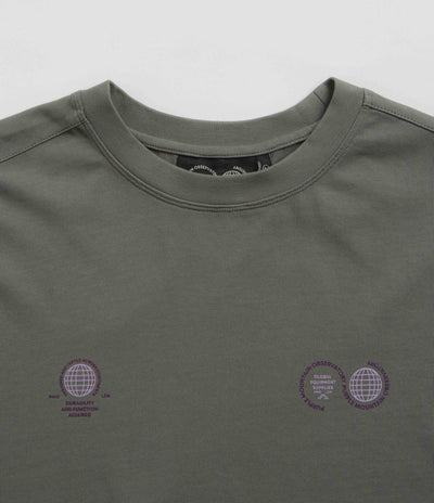 Purple Mountain Observatory Globe T-Shirt - Grey