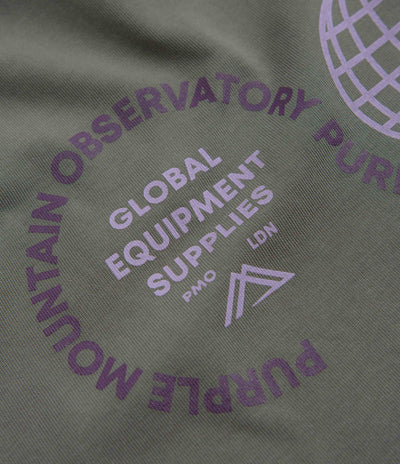 Purple Mountain Observatory Globe T-Shirt - Grey