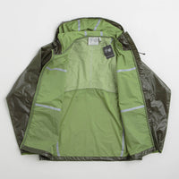 Purple Mountain Observatory Heatreactive Breeze Jacket - Khaki / Lime thumbnail