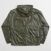 Purple Mountain Observatory Heatreactive Breeze Jacket - Khaki / Lime thumbnail