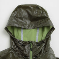 Purple Mountain Observatory Heatreactive Breeze Jacket - Khaki / Lime thumbnail