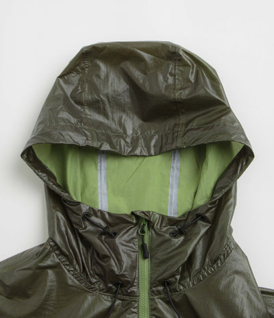 Purple Mountain Observatory Heatreactive Breeze Jacket - Khaki / Lime