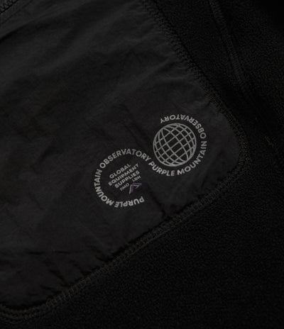 Purple Mountain Observatory Micro Fleece - Black