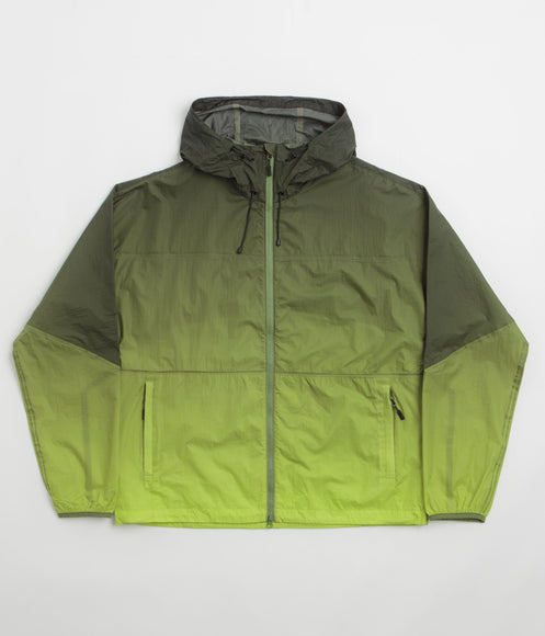 Purple Mountain Observatory Ombre Print Breeze Jacket - Lime / Black