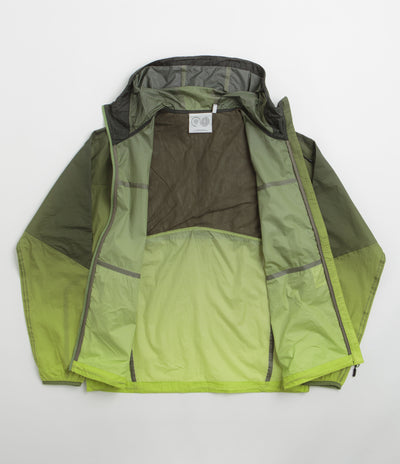 Purple Mountain Observatory Ombre Print Breeze Jacket - Lime / Black