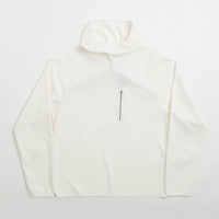 Purple Mountain Observatory Waffle Balaclava Hoodie - White thumbnail