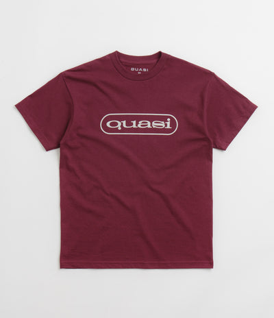 Quasi Boomerang T-Shirt - Burgundy