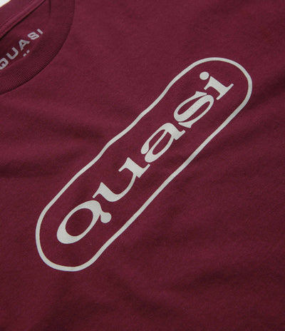 Quasi Boomerang T-Shirt - Burgundy