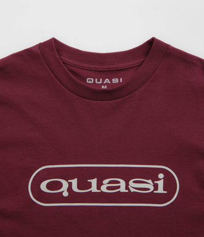 Quasi Boomerang T-Shirt - Burgundy