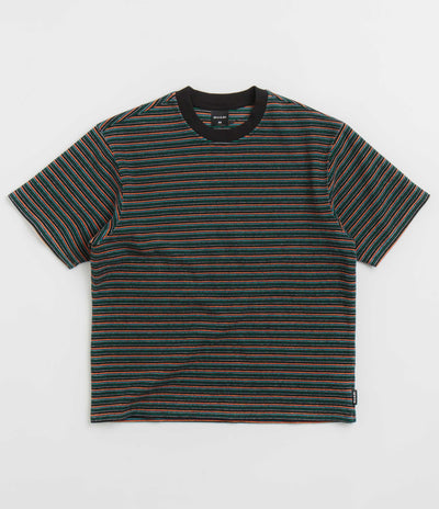 Quasi Sync Striped T-Shirt - Black