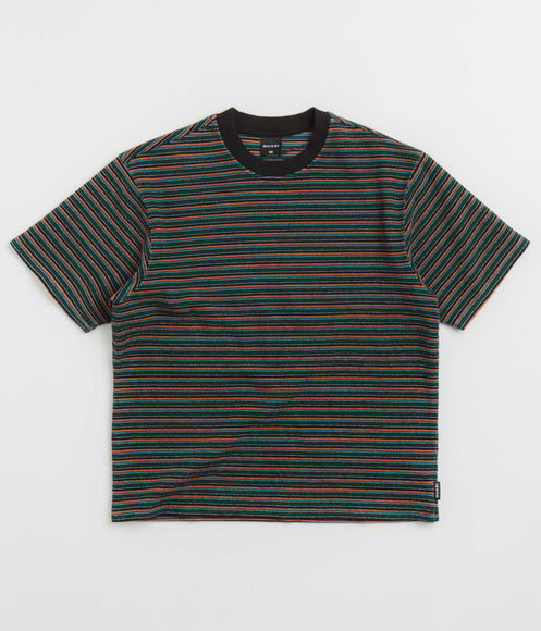 Quasi Sync Striped T-Shirt - Black